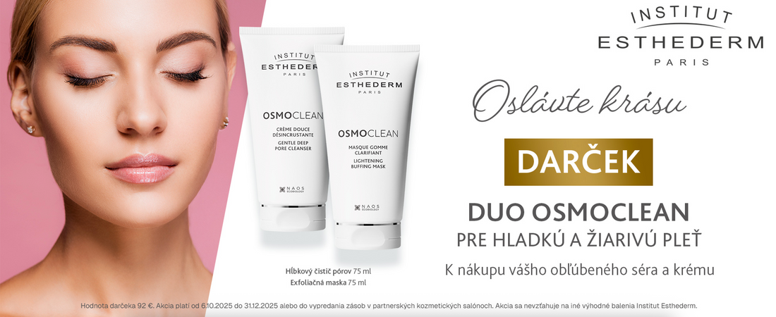 Oslávte krásu s exkluzívnymi 2 darčekmi od Institut Esthederm
