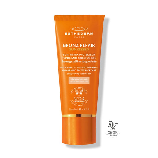BRONZ REPAIR SUNKISSED - tónovaný protivráskový opaľovací krém, mierne slnko 50ml